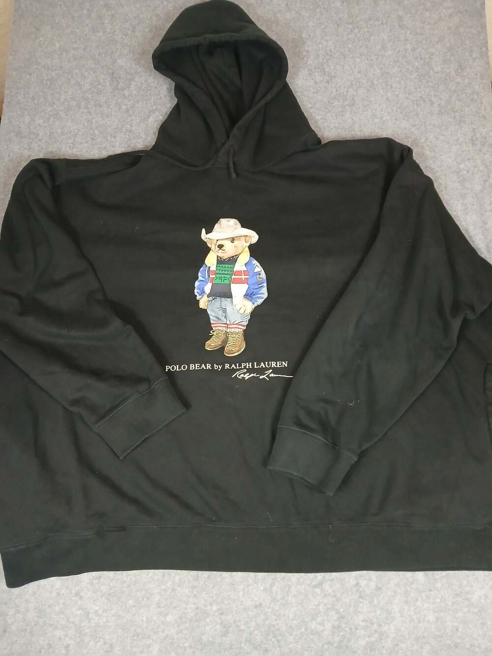 Polo Ralph Lauren Polo Bear Cowboy Racing Graphic T-Shirt Black